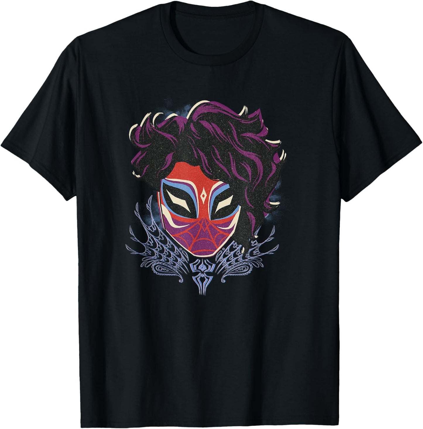 Marvel Spider-Man Across The Spider-Verse Part 1 Pavitr T-Shirt - T-Shirt | Black