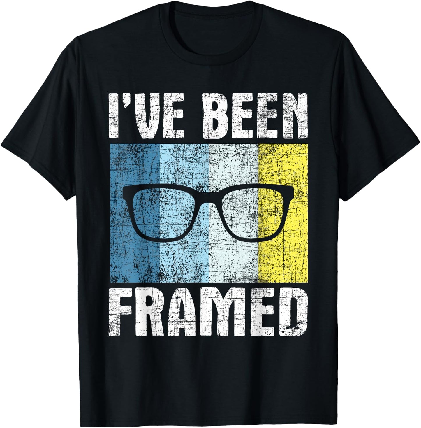 Funny Optometrist Shirts - Retro Eyeglasses Optometrist Optometry T-Shirt - T-Shirt | Black