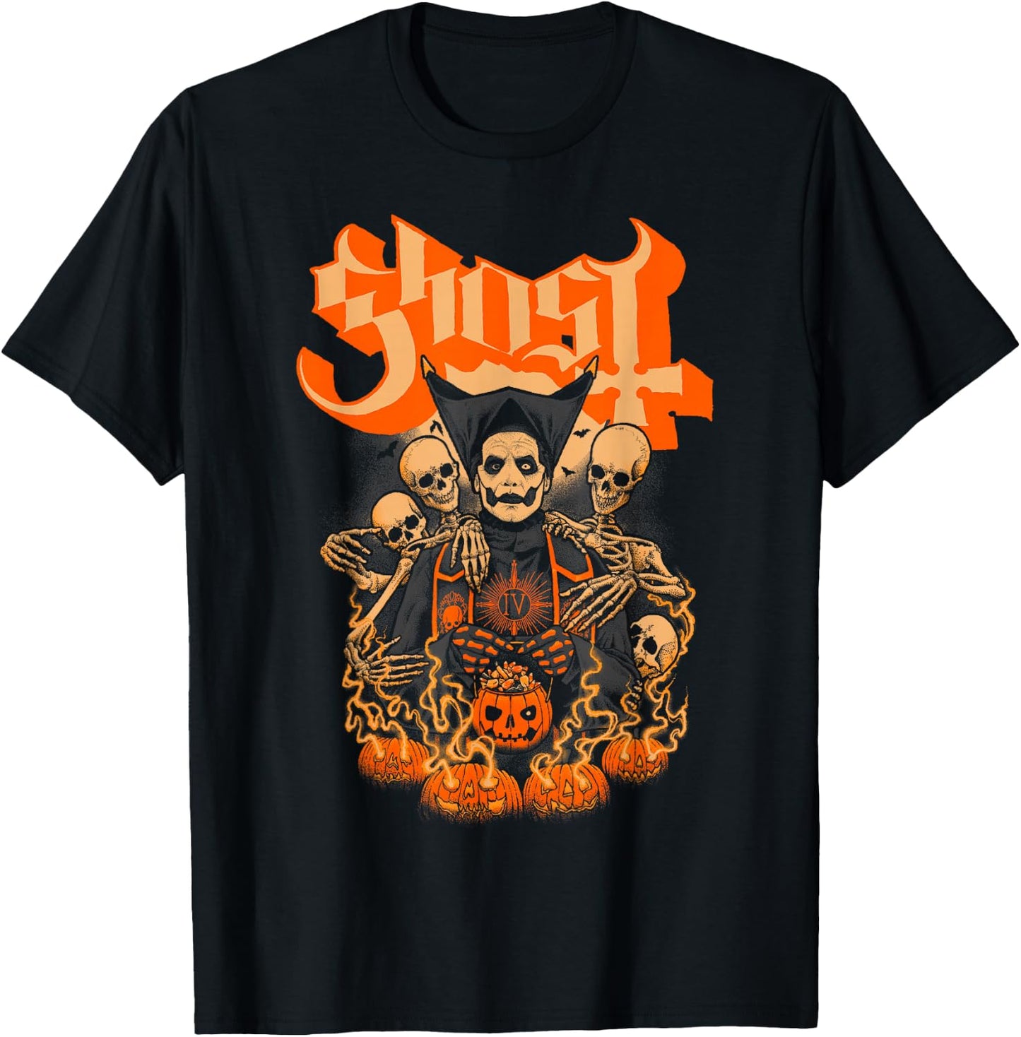Ghost - Great Pumpkin Halloween T-Shirt - T-Shirt | Black