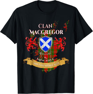 MacGregor Scottish Family Clan Middle Ages Mischief T-Shirt - T-Shirt | Black
