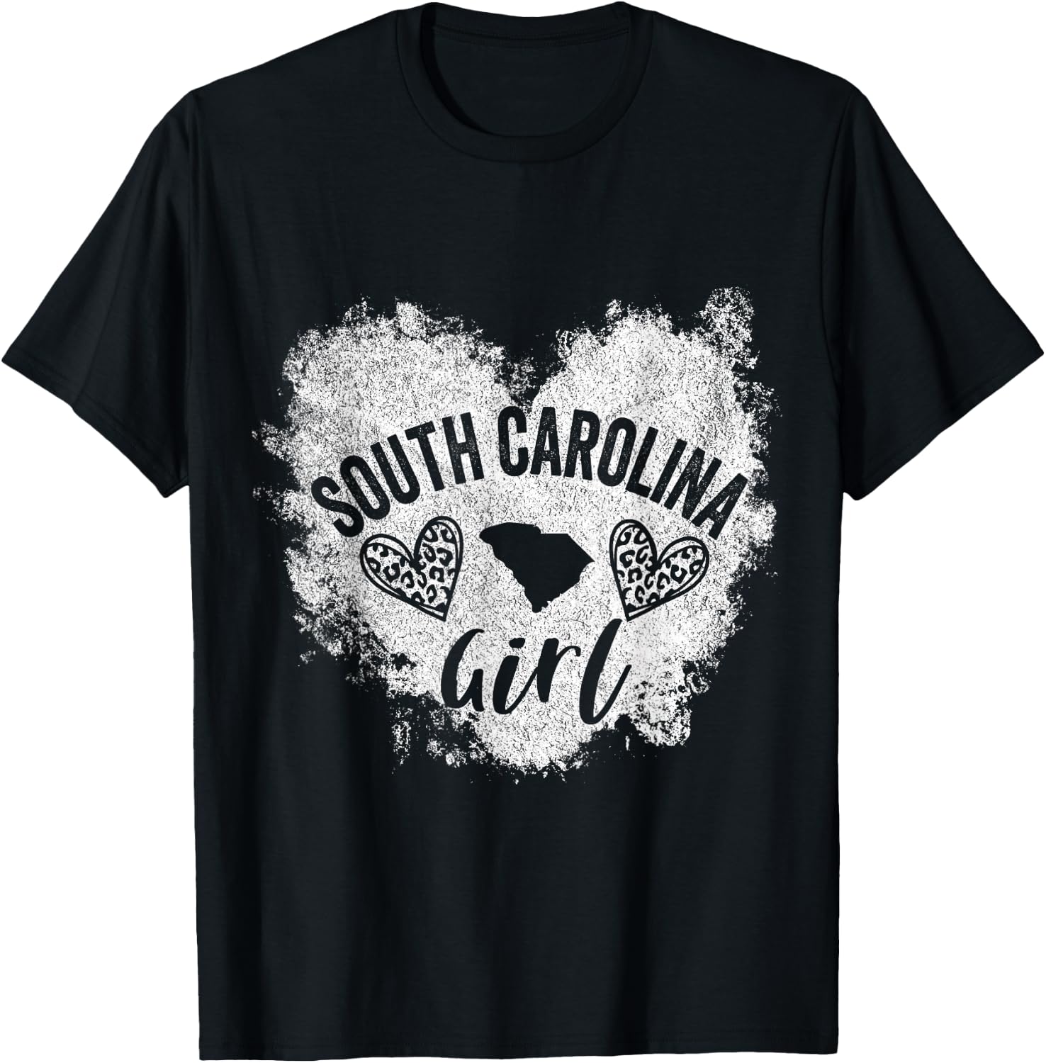South Carolina Girl Funny Hometown South Carolina Home T-Shirt - T-Shirt | Black