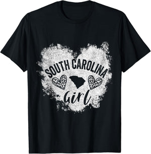 South Carolina Girl Funny Hometown South Carolina Home T-Shirt - T-Shirt | Black
