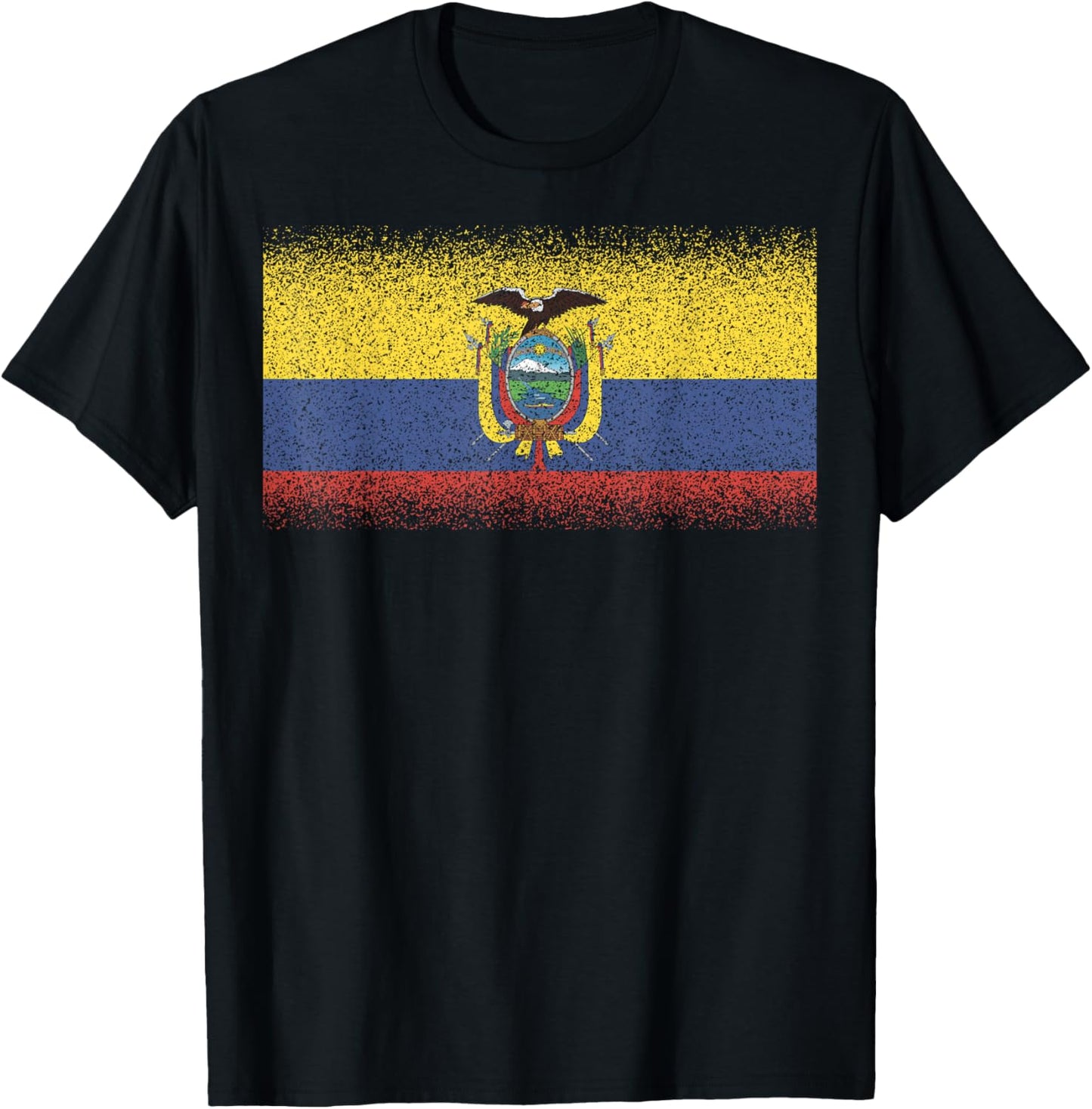 National Flag of Ecuador souvenir gift women T-Shirt - T-Shirt | Black