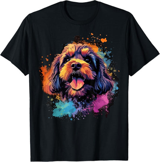 Cavapoo Dog Women T-Shirt - T-Shirt | Black