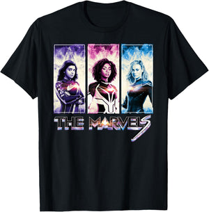 Marvel Studios The Marvels Ms. Marvel Photon Captain Marvel T-Shirt - T-Shirt | Black