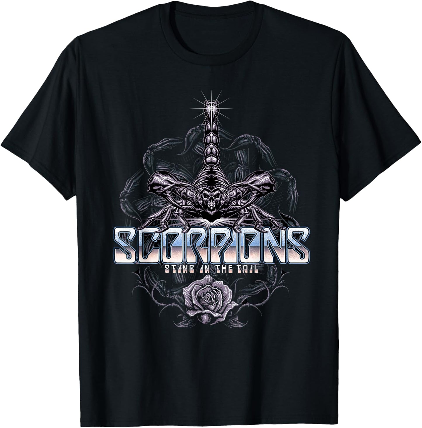 Official Scorpions Sting in The Tail T-Shirt - T-Shirt | Black