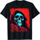 Death Grim Reaper Red T-Shirt - T-Shirt | Black