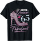 This Queen Makes 65 Looks Fabulous Shirt 65th Birthday Women T-Shirt - T-Shirt | Black