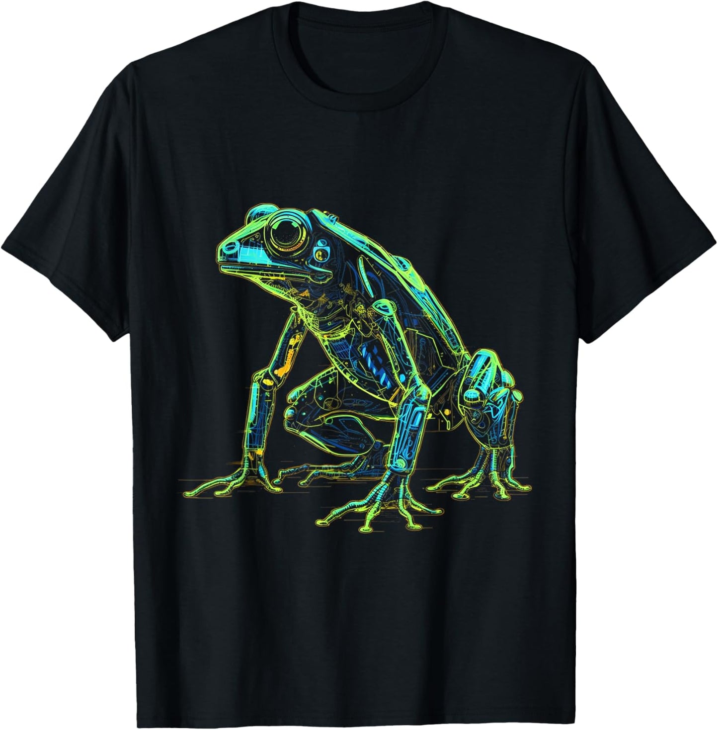 Frog Fantasy Art Animal Lovers Animals Frog T-Shirt - T-Shirt | Black
