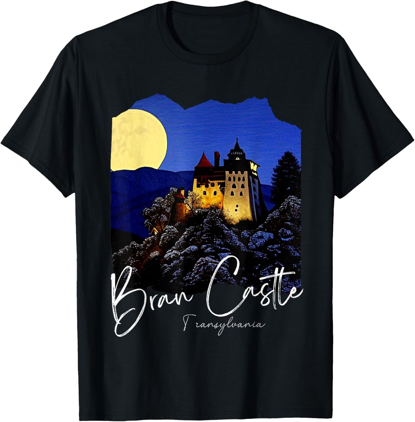 Bran Castle Romania Bran Castle T-Shirt - T-Shirt | Black