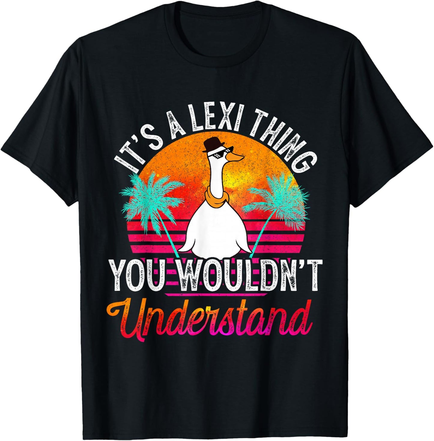 It's A Lexi Thing You Wouldn't Understand Funny Lexi Name T-Shirt - T-Shirt | Black