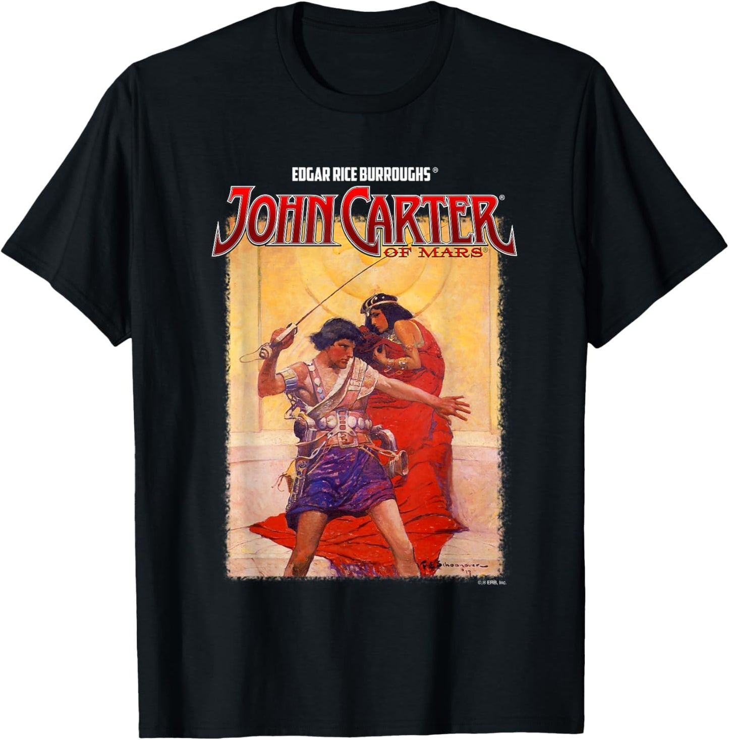 John Carter of Mars T-Shirt - T-Shirt | Black