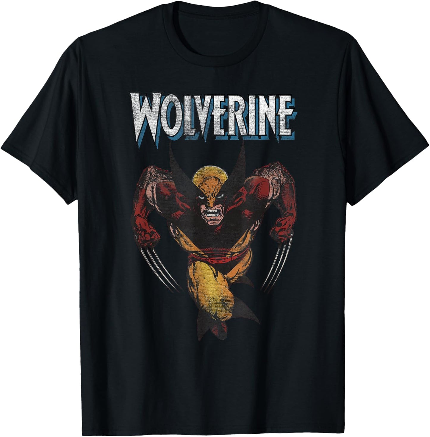 Marvel Wolverine Classic John Byrne Logan Comic Icon T-Shirt - T-Shirt | Black