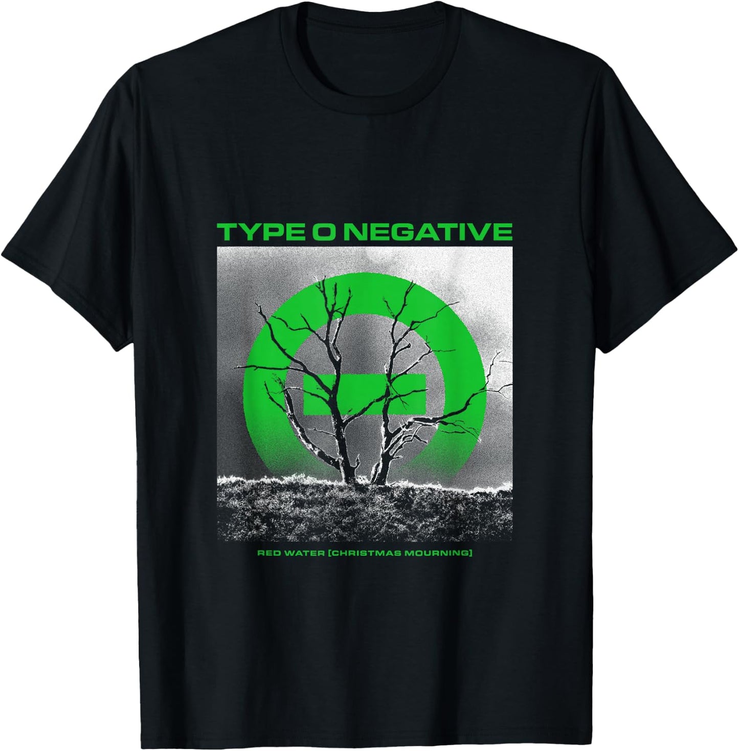 Type O Negative Red Water Green T-Shirt - T-Shirt | Black