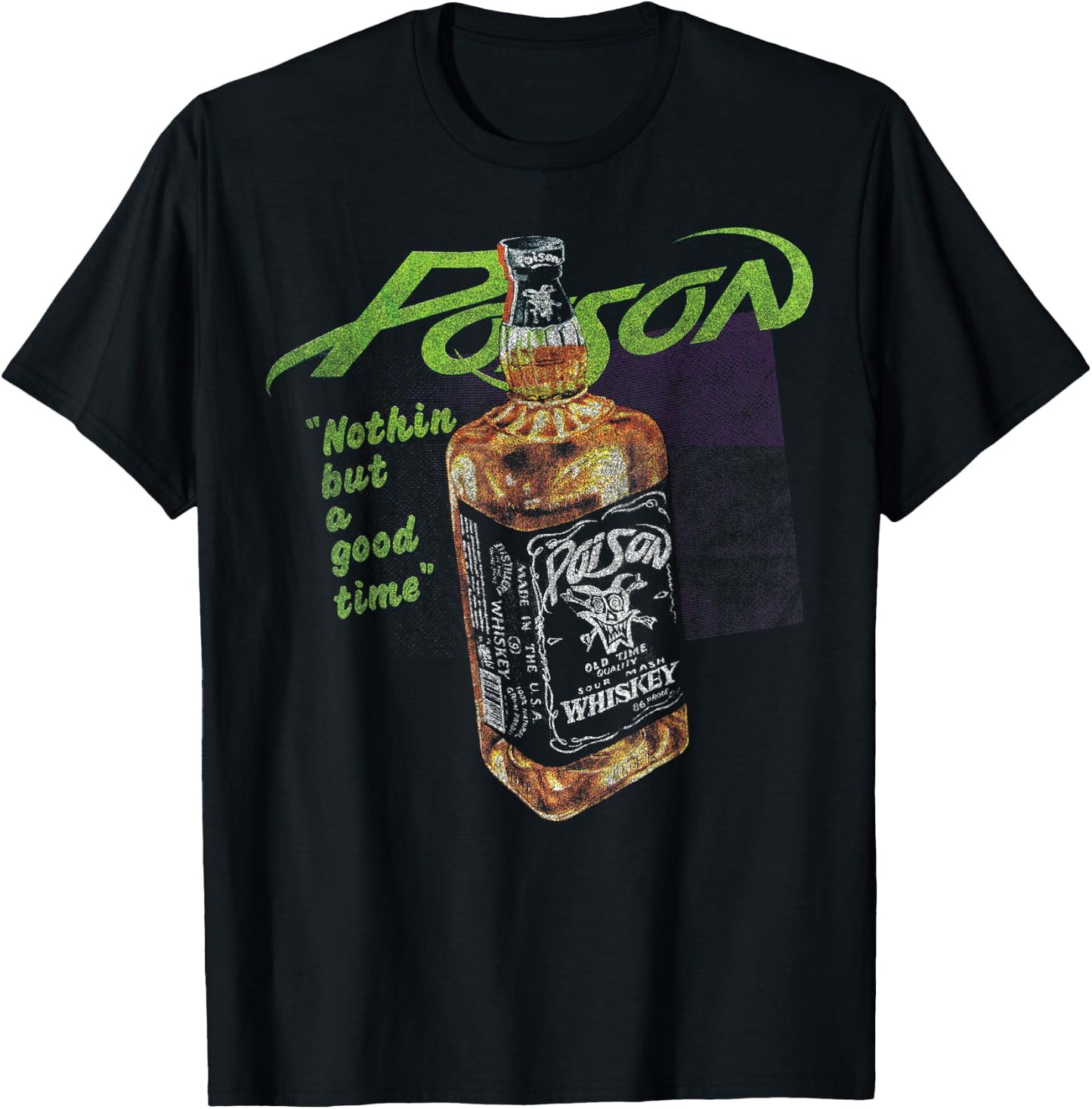 Poison - Nothin But A Good Time T-Shirt - T-Shirt | Black
