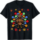 Turkey Lollipop Thanksgiving Day Funny Candy Boys Girls Kids T-Shirt - T-Shirt | Black