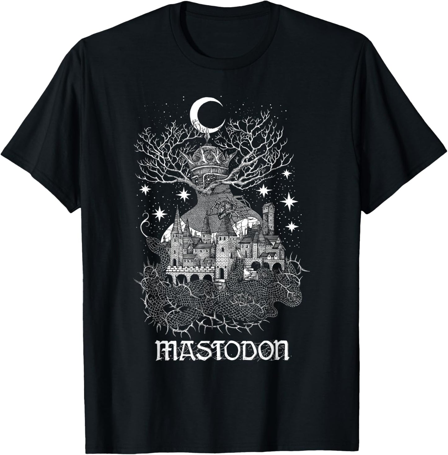 Mastodon Official Mastodon – Quiet Kingdom Black T-Shirt - T-Shirt | Black