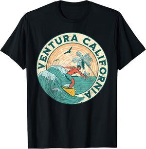 Ventura California T-Shirt - T-Shirt | Black