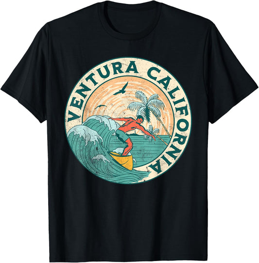 Ventura California T-Shirt - T-Shirt | Black