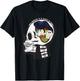 Halloween is a State of Mind Pumpkin Ghost Skeleton Retro T-Shirt - T-Shirt | Black