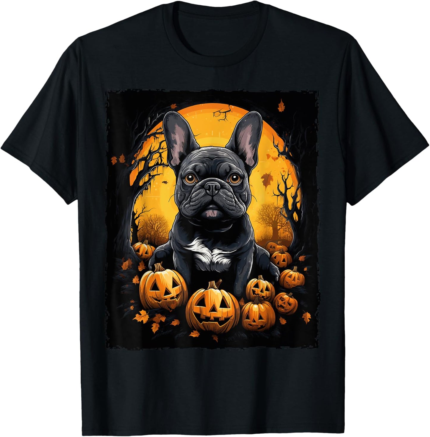 French Bulldog Halloween T-Shirt - T-Shirt | Black