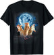 Funny Mouse Shirt - Mouse Shirt - Mice Howling at the Moon T-Shirt - T-Shirt | Black