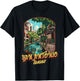 San Antonio Texas City Design Distressed T-Shirt - T-Shirt | Black