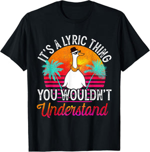 It's A Lyric Thing You Wouldn't Understand Funny Lyric Name T-Shirt - T-Shirt | Black