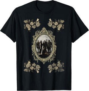 Evanescence – Vintage Roses On Asphalt T-Shirt - T-Shirt | Black