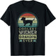 Coolest Wiener Grandpa Ever, Father's Day, Dachshund T-Shirt - T-Shirt | Black