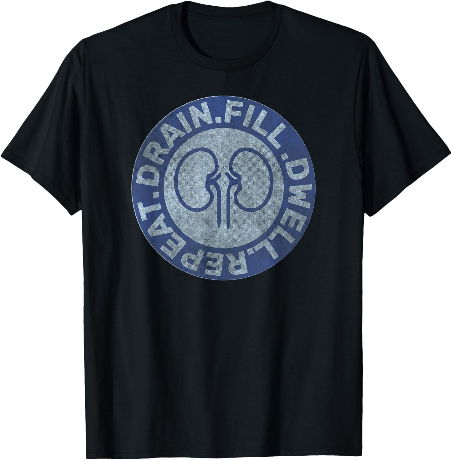 Peritoneal Dialysis Nurse Funny Quote - Black, -Adults, Short Sleeve, Cotton Blend, Polyester, Small T-Shirt - T-Shirt | Black