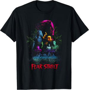 Fear Street Neon Collage T-Shirt - T-Shirt | Black