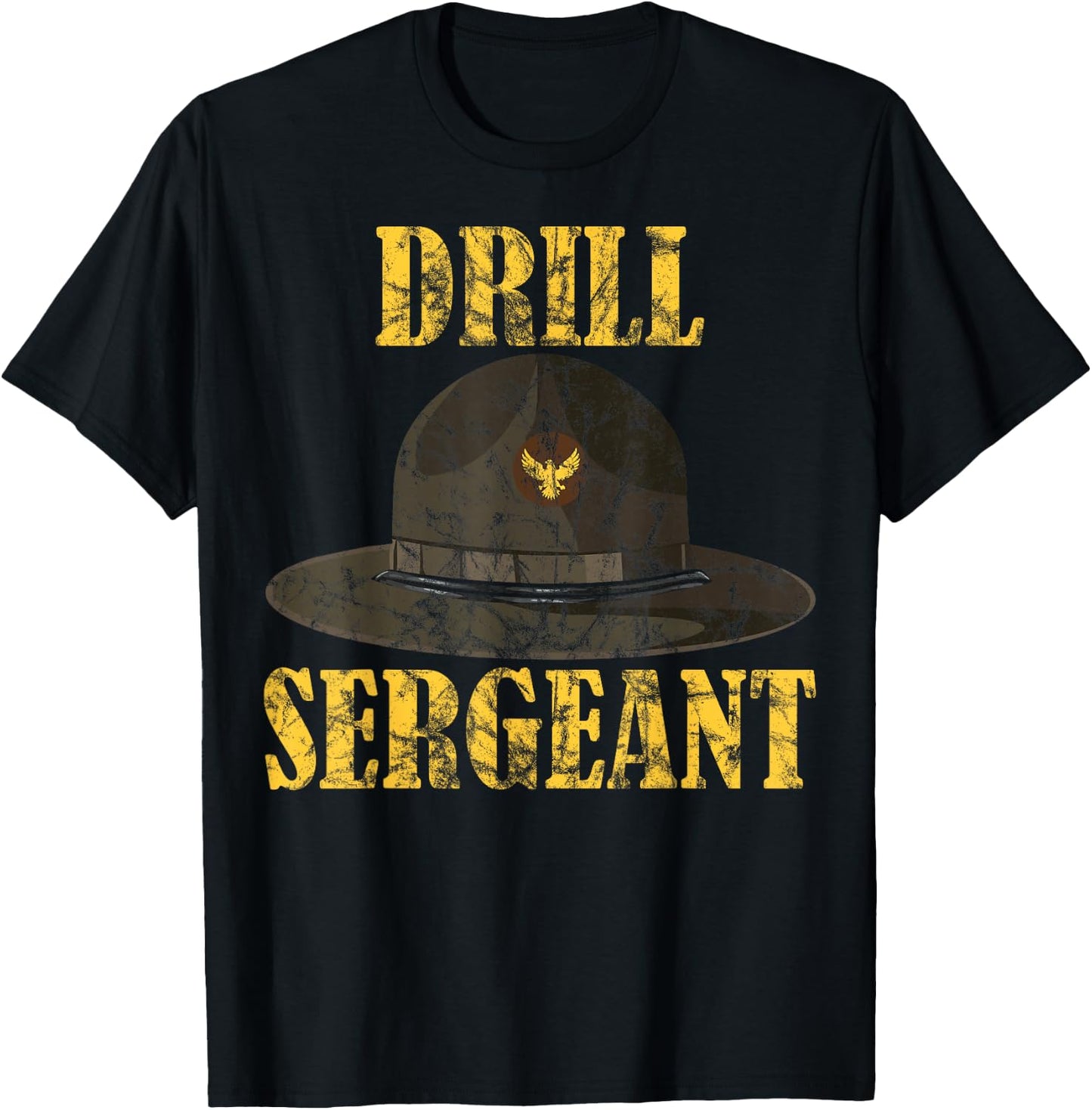 Drill Sergeant a Drill Team or Warrant Officer T-Shirt - T-Shirt | Black