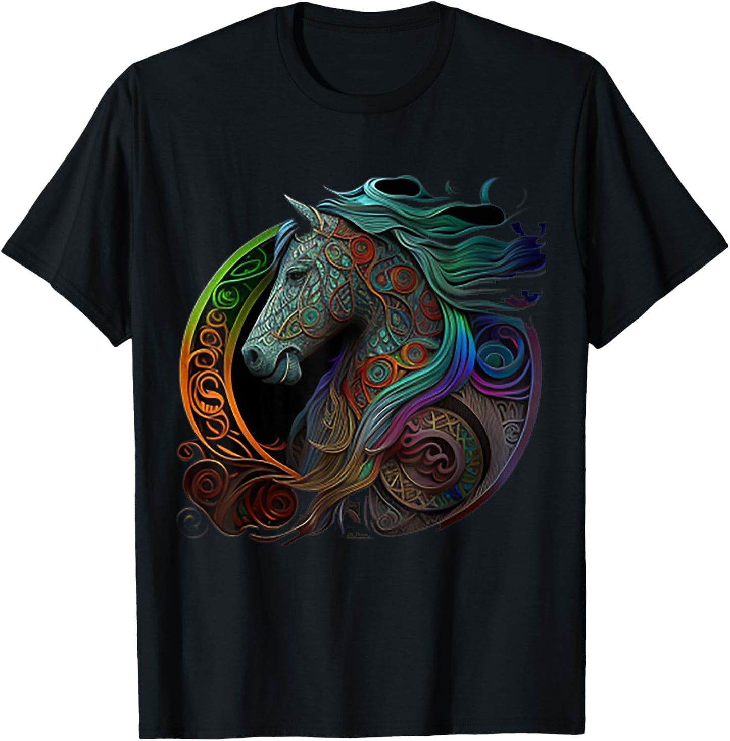 Celtic Knot Horse T-Shirt - T-Shirt | Black