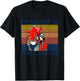 I'm Fluent In Fowl Language Funny Rooster Retro Vintage T-Shirt - T-Shirt | Black