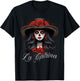 La Catrina Dress Stylish Day of the Dead Costume La Catrina T-Shirt - T-Shirt | Black