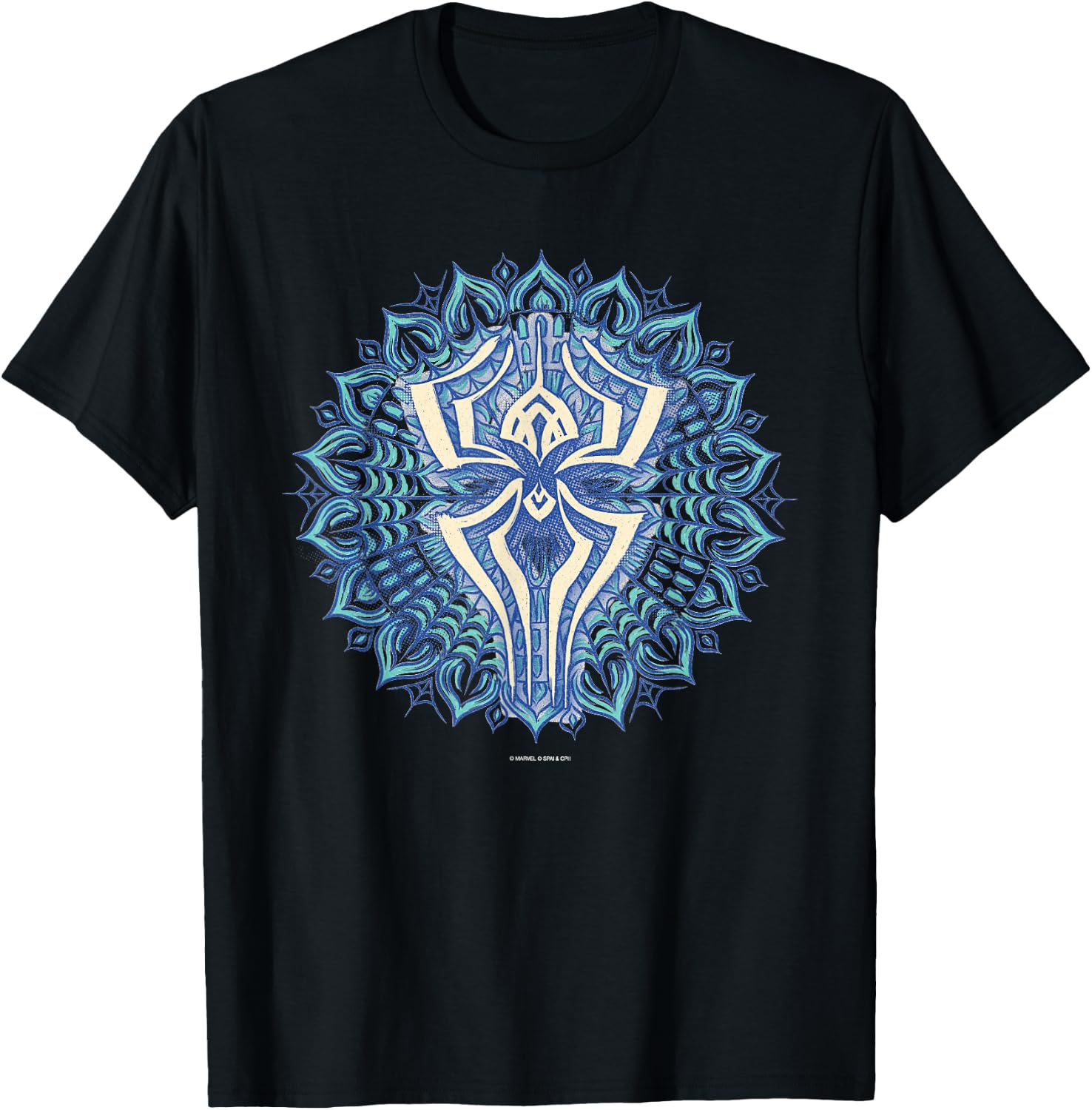 Marvel Spider-Man: Across the Spider-Verse Pavitr Symbol T-Shirt - T-Shirt | Black