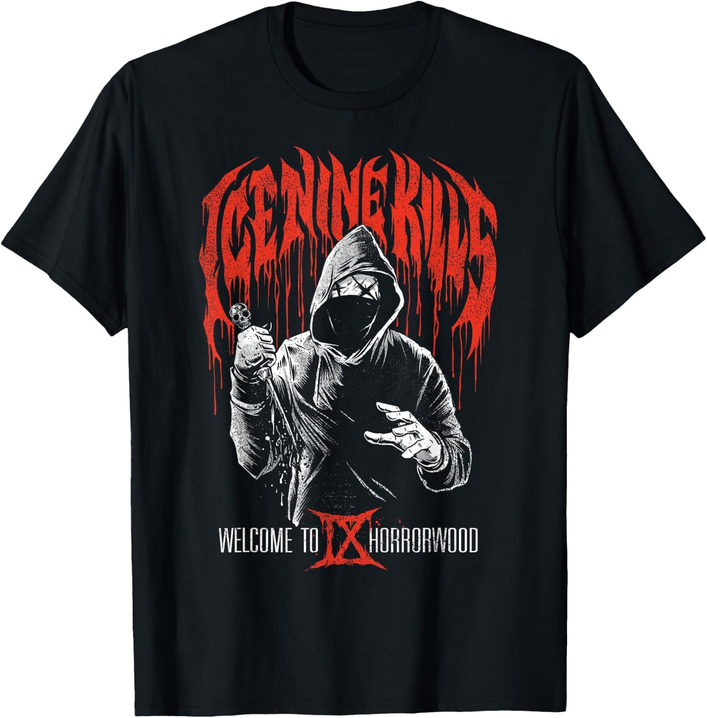 Ice Nine Kills – Mystery Killer T-Shirt - T-Shirt | Black