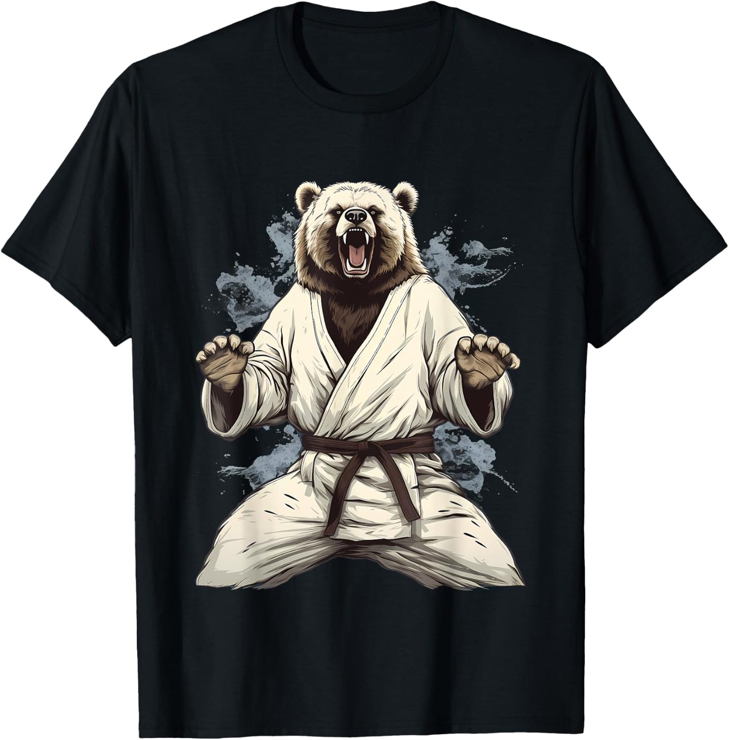 MMA Grizzly Bear Karate T-Shirt - T-Shirt | Black