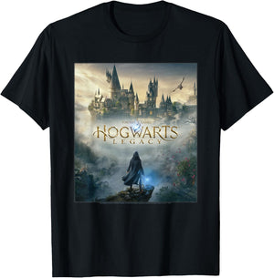 Harry Potter Hogwarts Legacy Poster T-Shirt - T-Shirt | Black