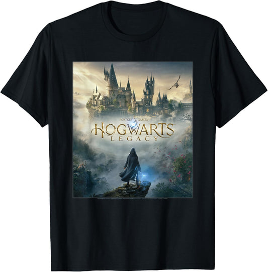 Harry Potter Hogwarts Legacy Poster T-Shirt - T-Shirt | Black