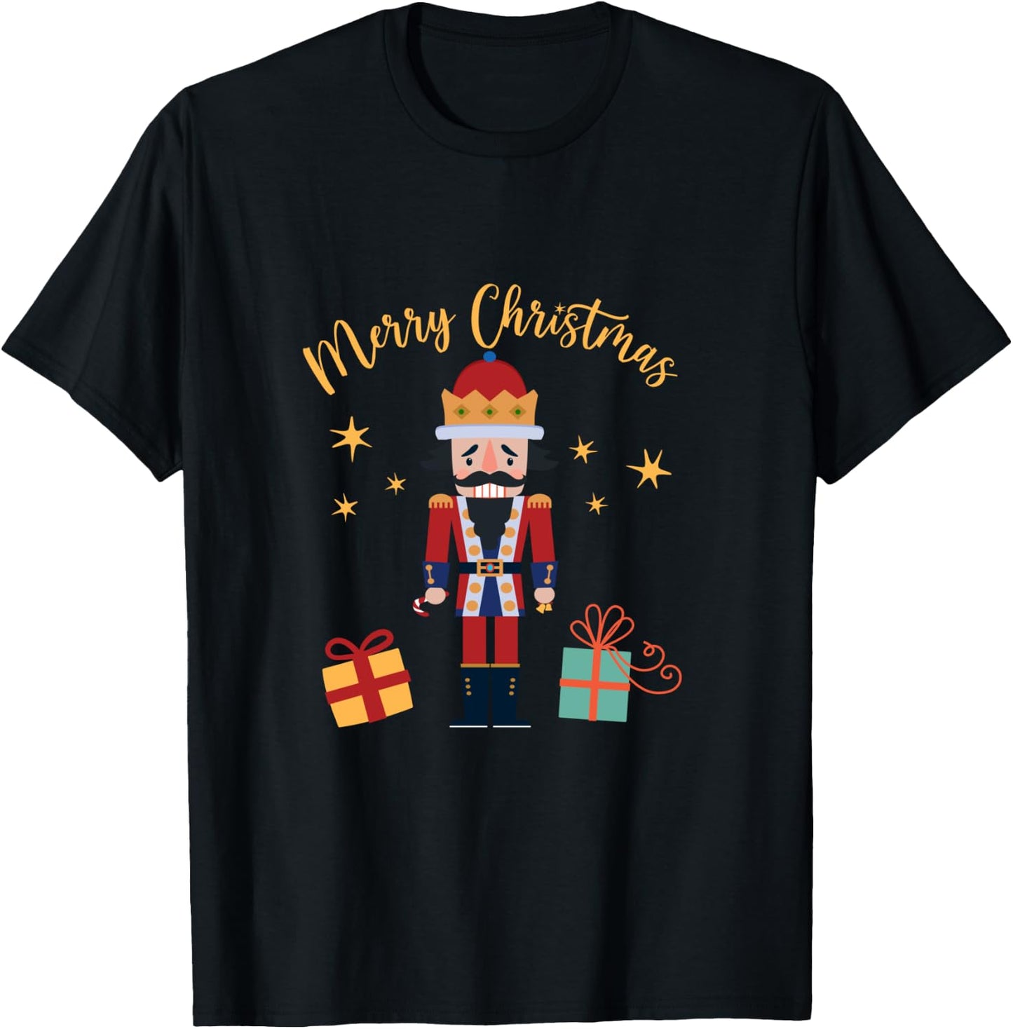 Merry Christmas - Nutcracker T-Shirt - T-Shirt | Black