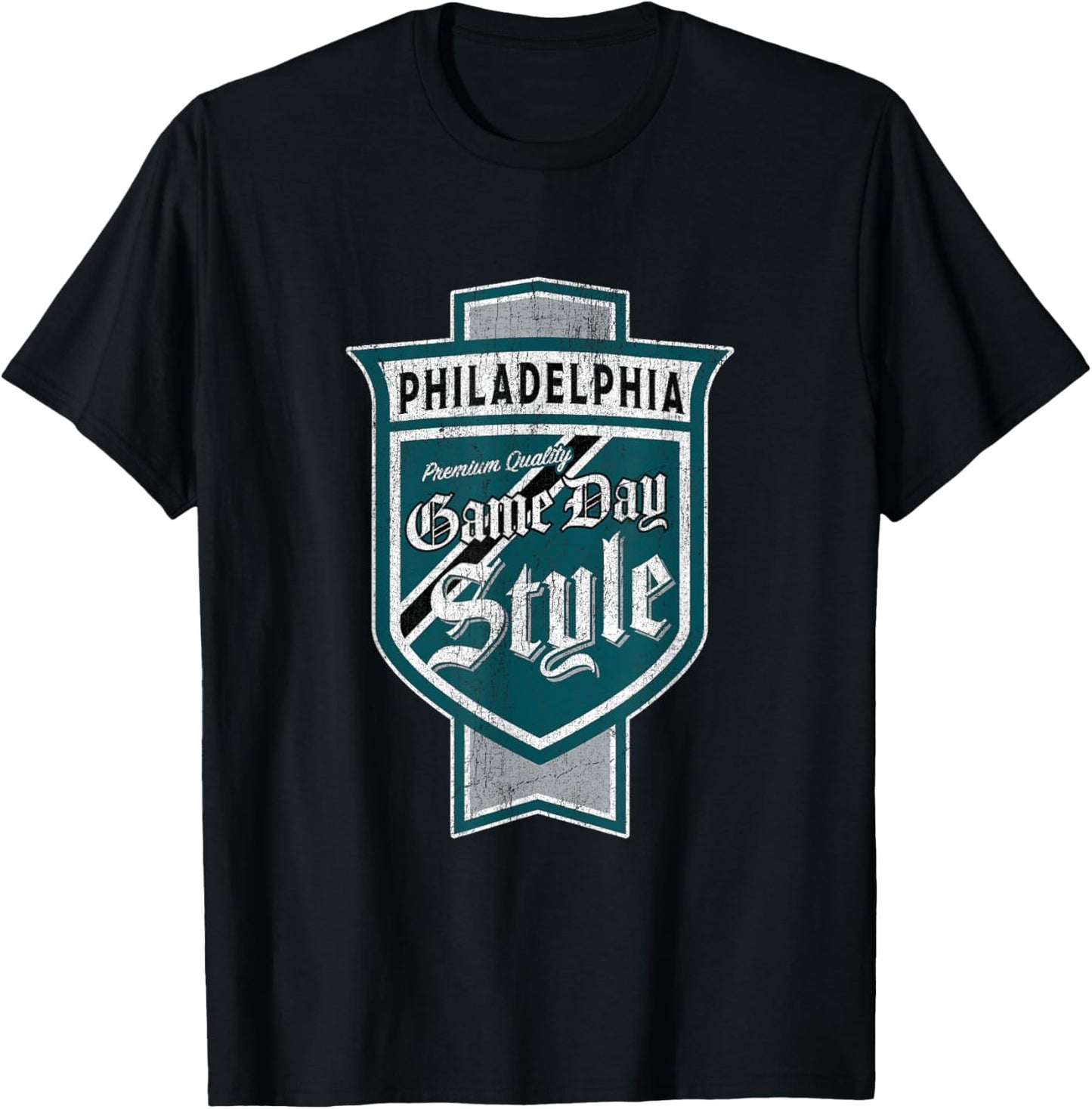 Vintage Philadelphia Beer Label - Philly Pride T-Shirt - T-Shirt | Black