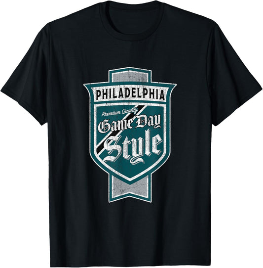 Vintage Philadelphia Beer Label - Philly Pride T-Shirt - T-Shirt | Black