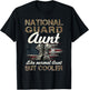 National Guard Aunt Proud Aunt Military Matching Gift - Black, -Adults, Small, Short Sleeve, Regular Fit, Cotton 100% T-Shirt - T-Shirt | Black