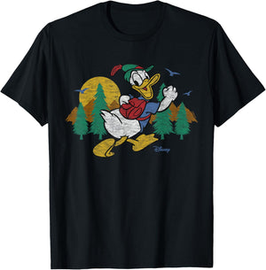 Donald Duck - Donald Hiking T-Shirt - T-Shirt | Black