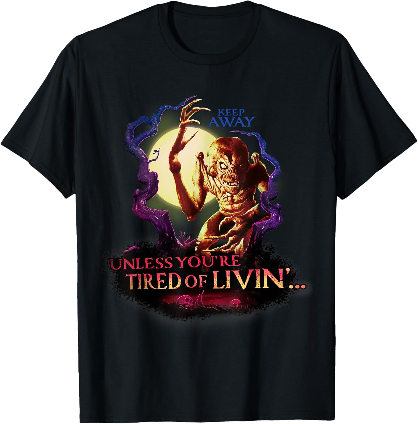 Pumpkinhead Tired of Living Silohuette T-Shirt - T-Shirt | Black