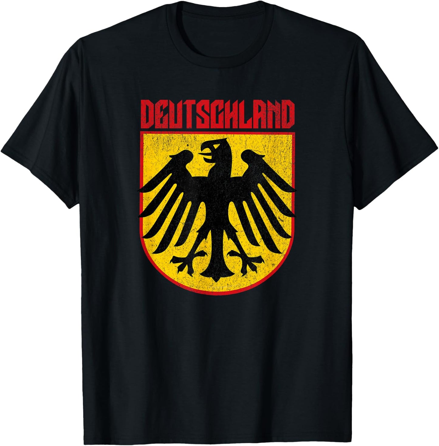 Germany Deutschland German Eagle T-Shirt - T-Shirt | Black