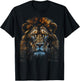Lion Fantasy Art - Animal Lion T-Shirt - T-Shirt | Black