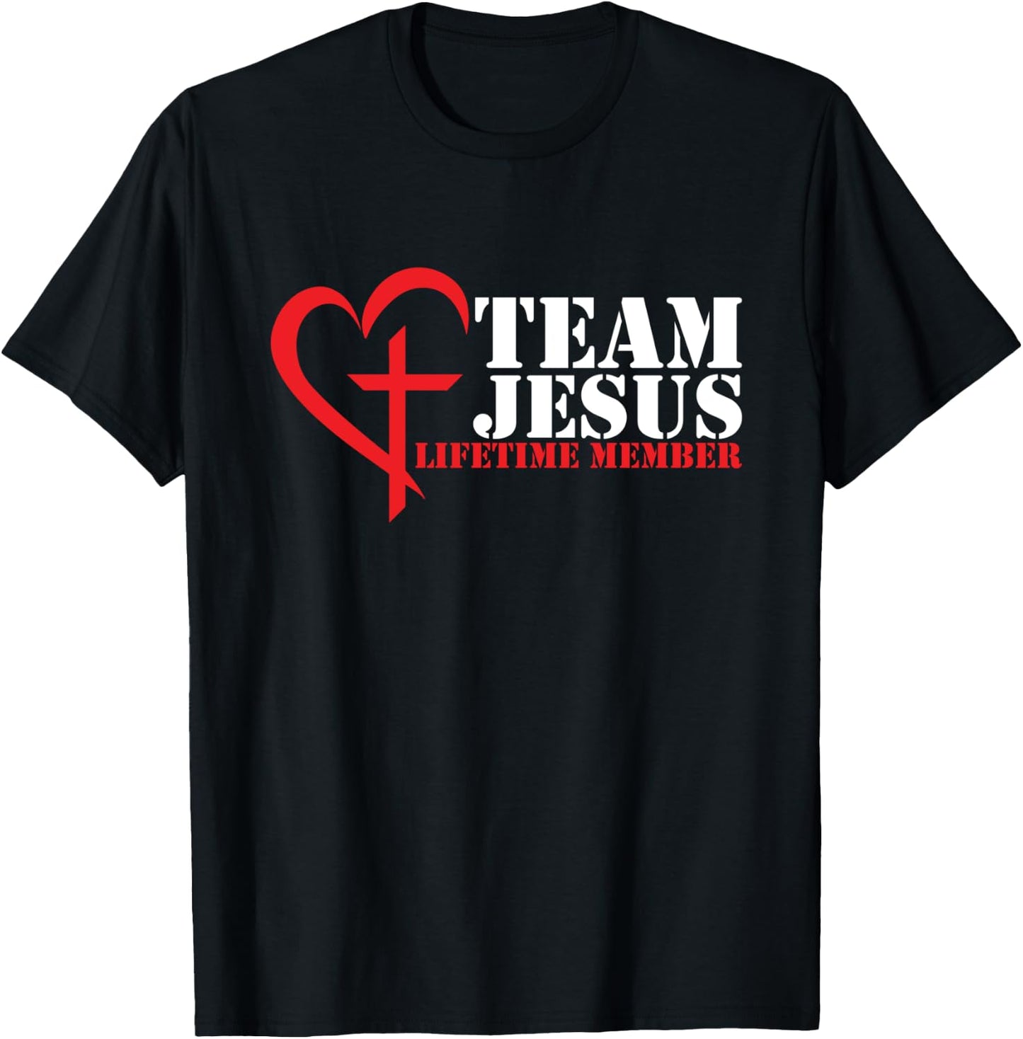 Team Jesus Jesus Religious Church Christian T-Shirt - T-Shirt | Black